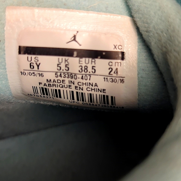 Jordan 6 retro UNC blue on white - Picture 11 of 11